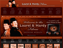 Tablet Screenshot of laurelandhardyfilms.com